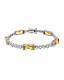 Made in Italy Attractive Bracelet With Cubic zirconia 925 Sterling silver 7