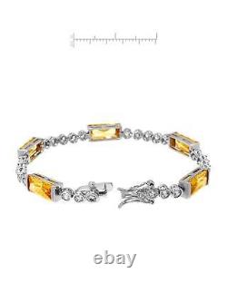 Made in Italy Attractive Bracelet With Cubic zirconia 925 Sterling silver 7