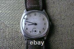 Man's Smiths Old Vintage Sterling Silver Made In England Watch