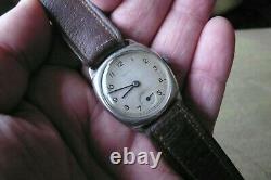 Man's Smiths Old Vintage Sterling Silver Made In England Watch