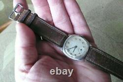 Man's Smiths Old Vintage Sterling Silver Made In England Watch