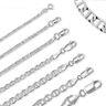 Mariner LINK Chain SOLID. 925 STERLING SILVER Made in Italy Nickel Free