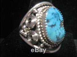 Men's Size 15 Turquoise Ring Native American Made R97N