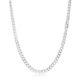 Men's Sterling Silver Curb Chain Necklace 5.5mm Cuban Link Made in Italy 5.5mm 2