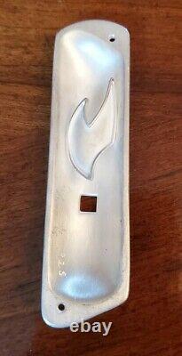 Mezuzah Sterling Silver Door Case Hand Made Artist Signed Numbered Matte Finish