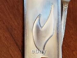 Mezuzah Sterling Silver Door Case Hand Made Artist Signed Numbered Matte Finish