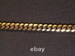 Miami Cuban Link Chain 925 Sterling Silver (Made in Italy) 6mm 22 Box Lock 51g