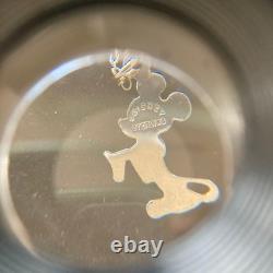 Mickey Mouse Sterling Silver Necklace Disney Pendant 925 Made in USA 2cm