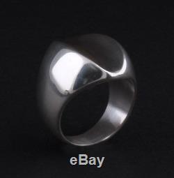 Modern Hans Hansen Sterling Silver Ring. MADE IN DENMARK. Size 50. 925S, RARE