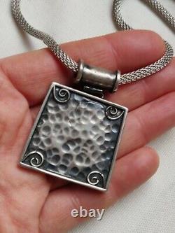 Modernist sterling silver 925 necklace made in Cyprus made by CAO, 41 grams