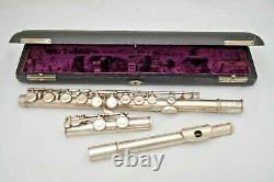 Moennig Bros. Artist Model Sterling Silver Flute 4130 Made In Germany A320