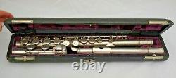 Moennig Bros. Artist Model Sterling Silver Flute 4130 Made In Germany A320