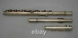 Moennig Bros. Artist Model Sterling Silver Flute 4130 Made In Germany A320