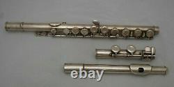 Moennig Bros. Artist Model Sterling Silver Flute 4130 Made In Germany A320
