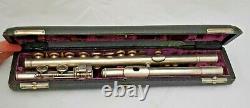 Moennig Bros. Artist Model Sterling Silver Flute 4130 Made In Germany A320