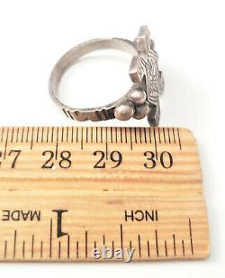 Moroccan antique Tuareg Hand Made SILVER RING tribal jewelry