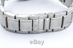 Movado Gentry Swiss Made Sterling Silver Mens Watch Retail $895