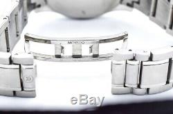 Movado Gentry Swiss Made Sterling Silver Mens Watch Retail $895