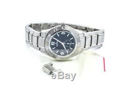 Movado Gentry Swiss Made Sterling Silver Mens Watch Retail $895