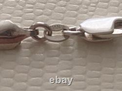 Multi-Strand Sterling Silver 925 Necklace with Silver Beads by HAN Made in Italy