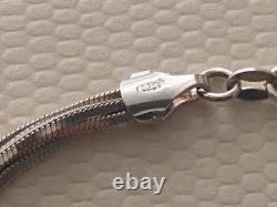 Multi-Strand Sterling Silver 925 Necklace with Silver Beads by HAN Made in Italy