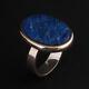 N. E. From Sterling Ring with Lapis Lazuli. Vintage. MADE IN DENMARK. RARE