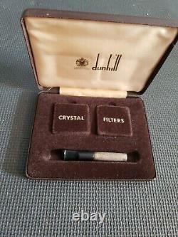 NEVER USED Antique Alfred Dunhill England Made Sterling silver Cigarette Holder