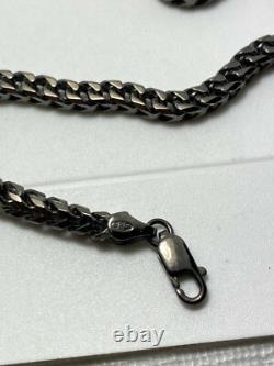 NEW. 925 Solid Sterling Silver Heavy Link Chain Necklace 24 4.1mm Made in Italy