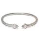 NEW Solid. 925 Sterling Silver Heavy Arrow Bangle (Made in USA)