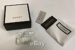 NIB Gucci Sterling Silver Piccolo Knot Ring Size 6, Made In Italy