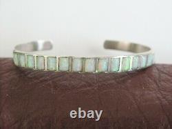 Native American Made Sterling Silver Ladies Opal Bracelet Set in S. S. B34 B x