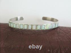 Native American Made Sterling Silver Ladies Opal Bracelet Set in S. S. B34 B x