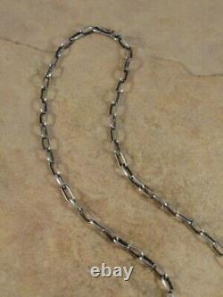 Native American Navajo 24 1/4 Inch Sterling Silver Hand Made Chain