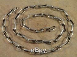 Native American Navajo 24 1/8 Inch Sterling Silver Hand Made Chain