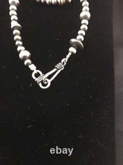 Native American Sterling Silver Navajo Pearls Mixed Beads 48 Necklace 92348