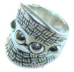 Natural Beauty Italy Made Silver Sterling Silver ring size 5 3/4