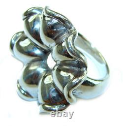 Natural Beauty Italy Made Silver Sterling Silver ring size 6