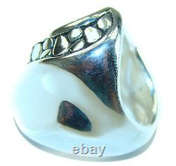 Natural Beauty Italy Made Silver Sterling Silver ring size 6