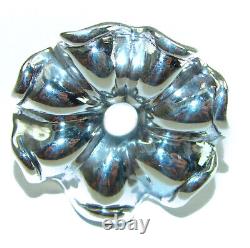 Natural Beauty Italy Made Silver Sterling Silver ring size 6