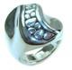 Natural Beauty Italy Made Silver Sterling Silver ring size 7