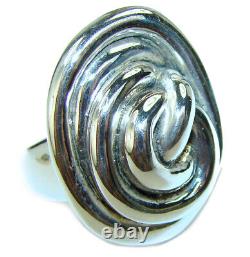 Natural Beauty Italy Made Silver Sterling Silver ring size 7