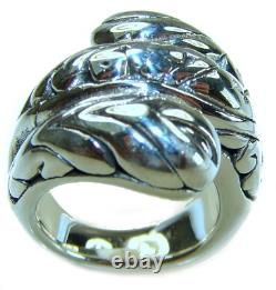 Natural Beauty Italy Made Silver Sterling Silver ring size 7