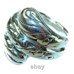 Natural Beauty Italy Made Silver Sterling Silver ring size 7