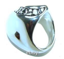 Natural Beauty Italy Made Silver Sterling Silver ring size 7