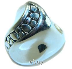 Natural Beauty Italy Made Silver Sterling Silver ring size 7