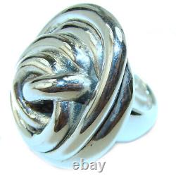 Natural Beauty Italy Made Silver Sterling Silver ring size 7