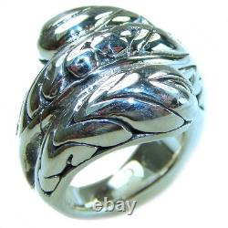Natural Beauty Italy Made Silver Sterling Silver ring size 7
