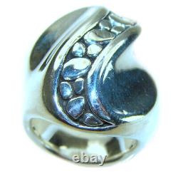 Natural Beauty Italy Made Silver Sterling Silver ring size 7