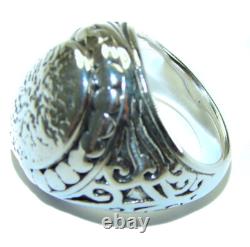 Natural Beauty Italy Made Silver Sterling Silver ring size 8