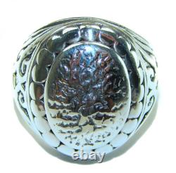 Natural Beauty Italy Made Silver Sterling Silver ring size 8